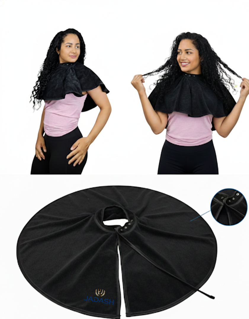 Microfiber Shoulder Towel for Hair Stylists – Bleach Proof Salon Cape Towel