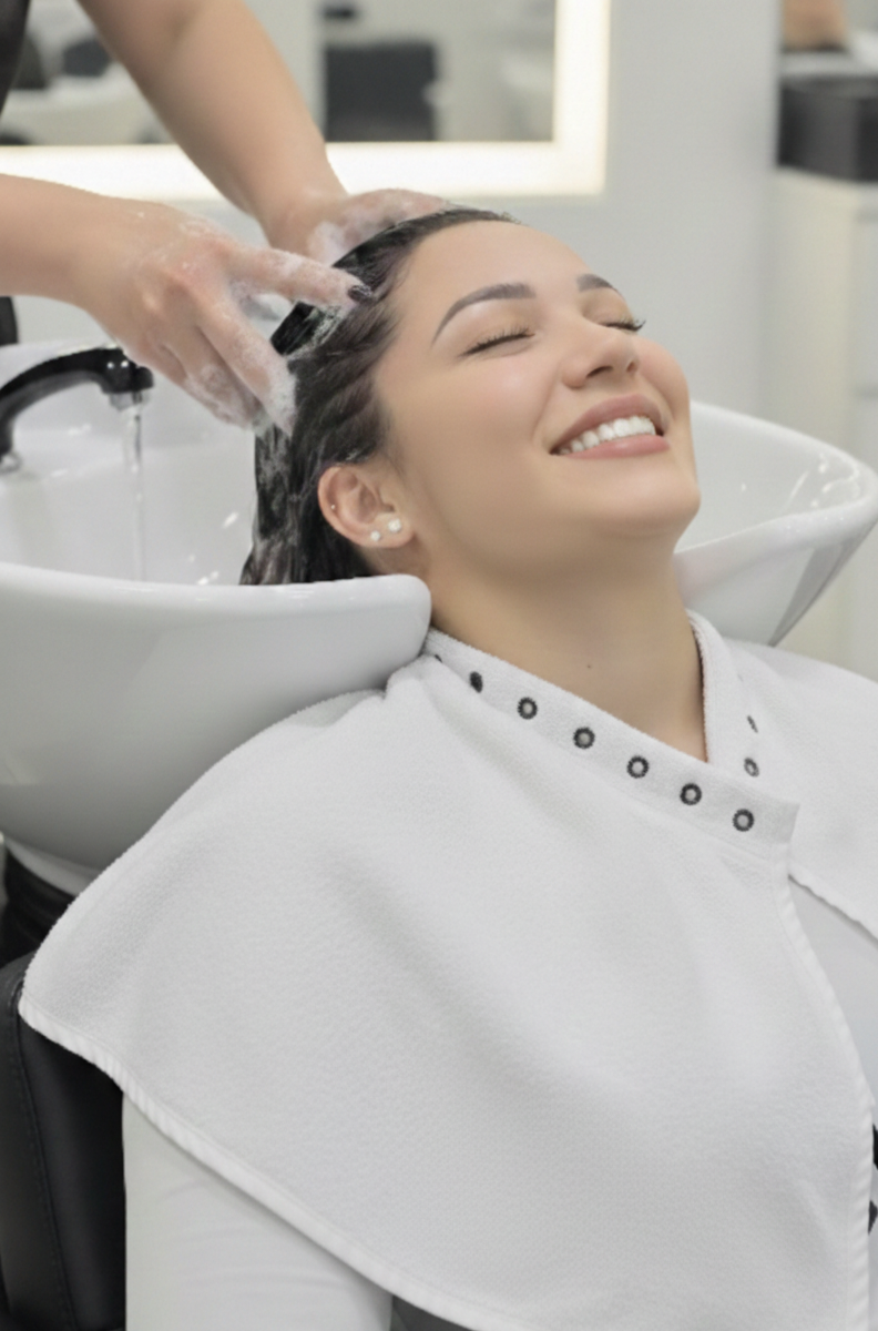Microfiber Shoulder Towel for Hair Stylists – Bleach Proof Salon Cape Towel