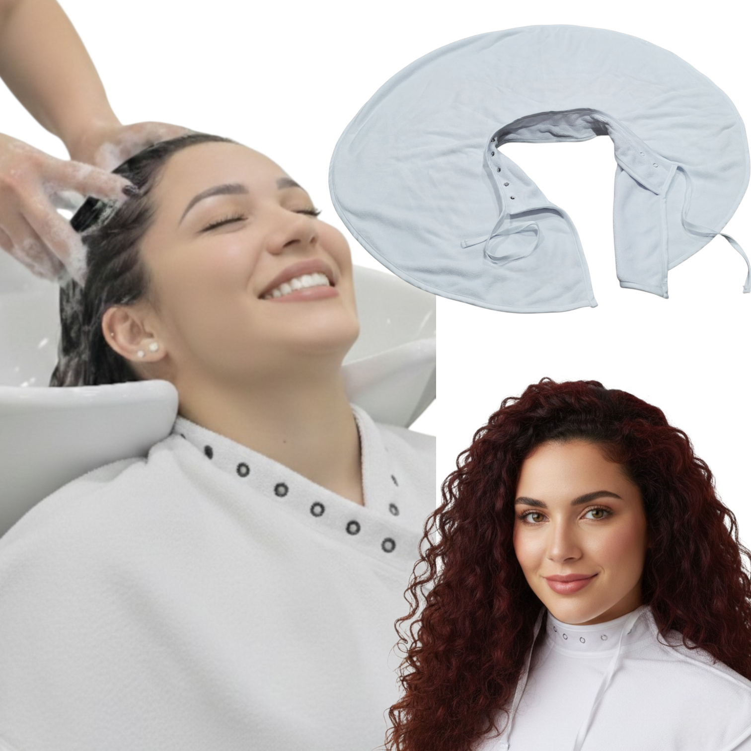 Microfiber Shoulder Towel for Hair Stylists – Bleach Proof Salon Cape Towel
