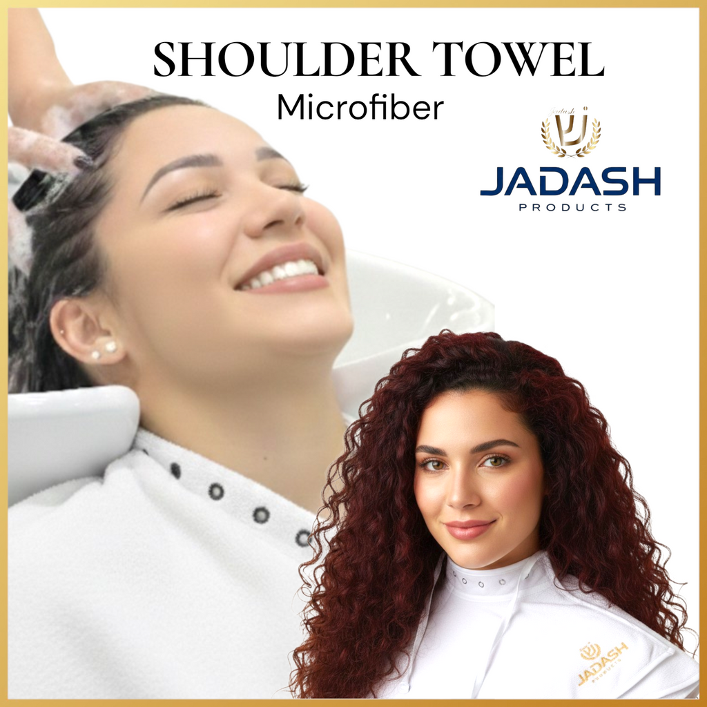 Microfiber Shoulder Towel for Hair Stylists – Bleach Proof Salon Cape Towel