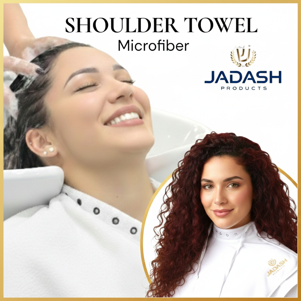 Microfiber Shoulder Towel for Hair Stylists – Bleach Proof Salon Cape Towel