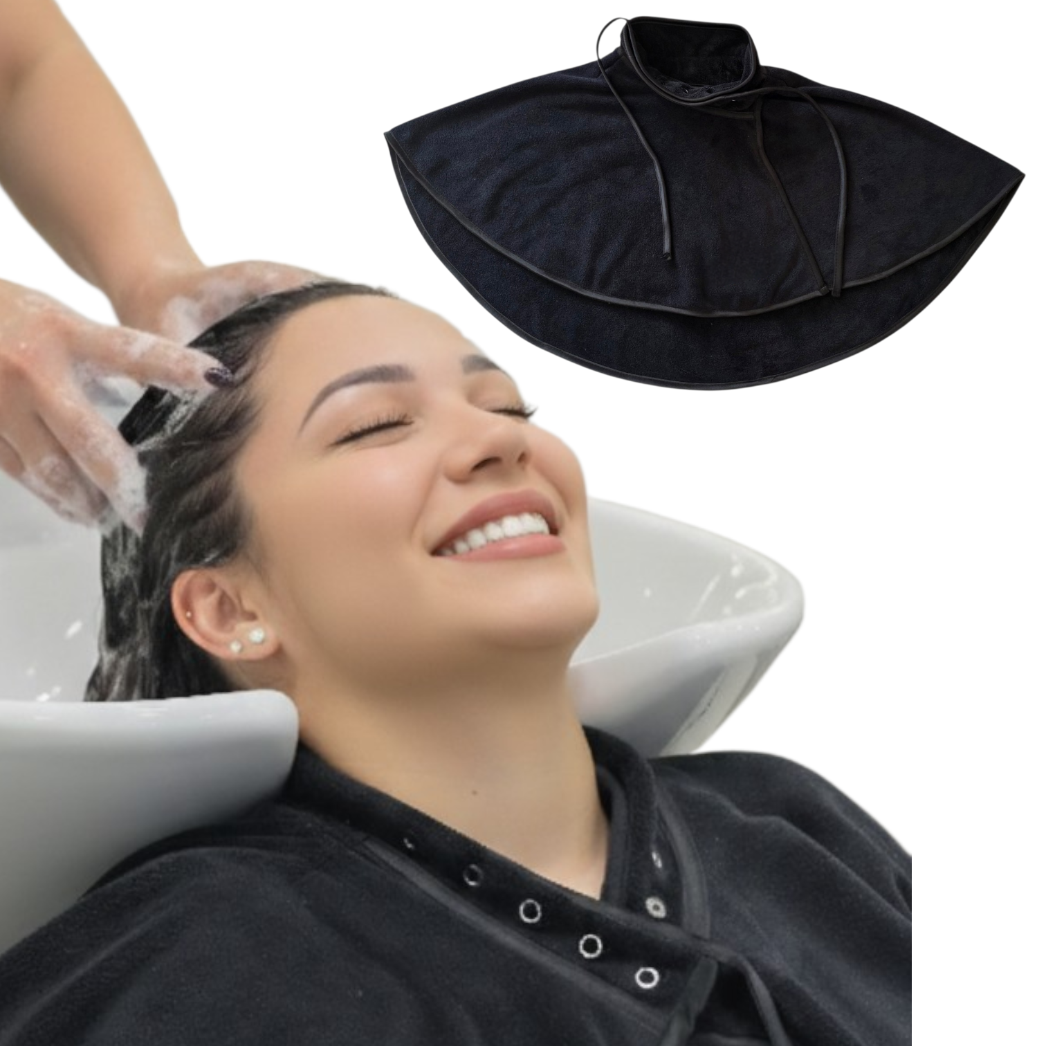 Microfiber Shoulder Towel for Hair Stylists – Bleach Proof Salon Cape Towel