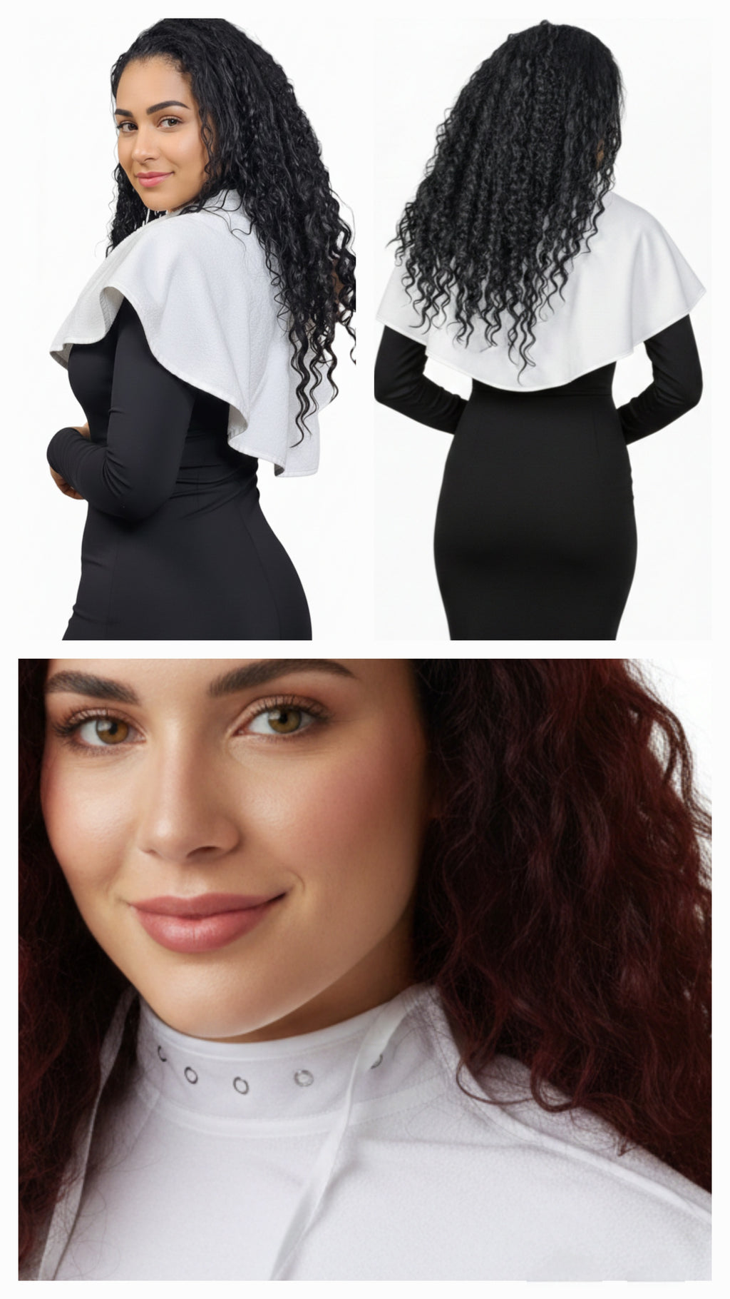 Microfiber Shoulder Towel for Hair Stylists – Bleach Proof Salon Cape Towel