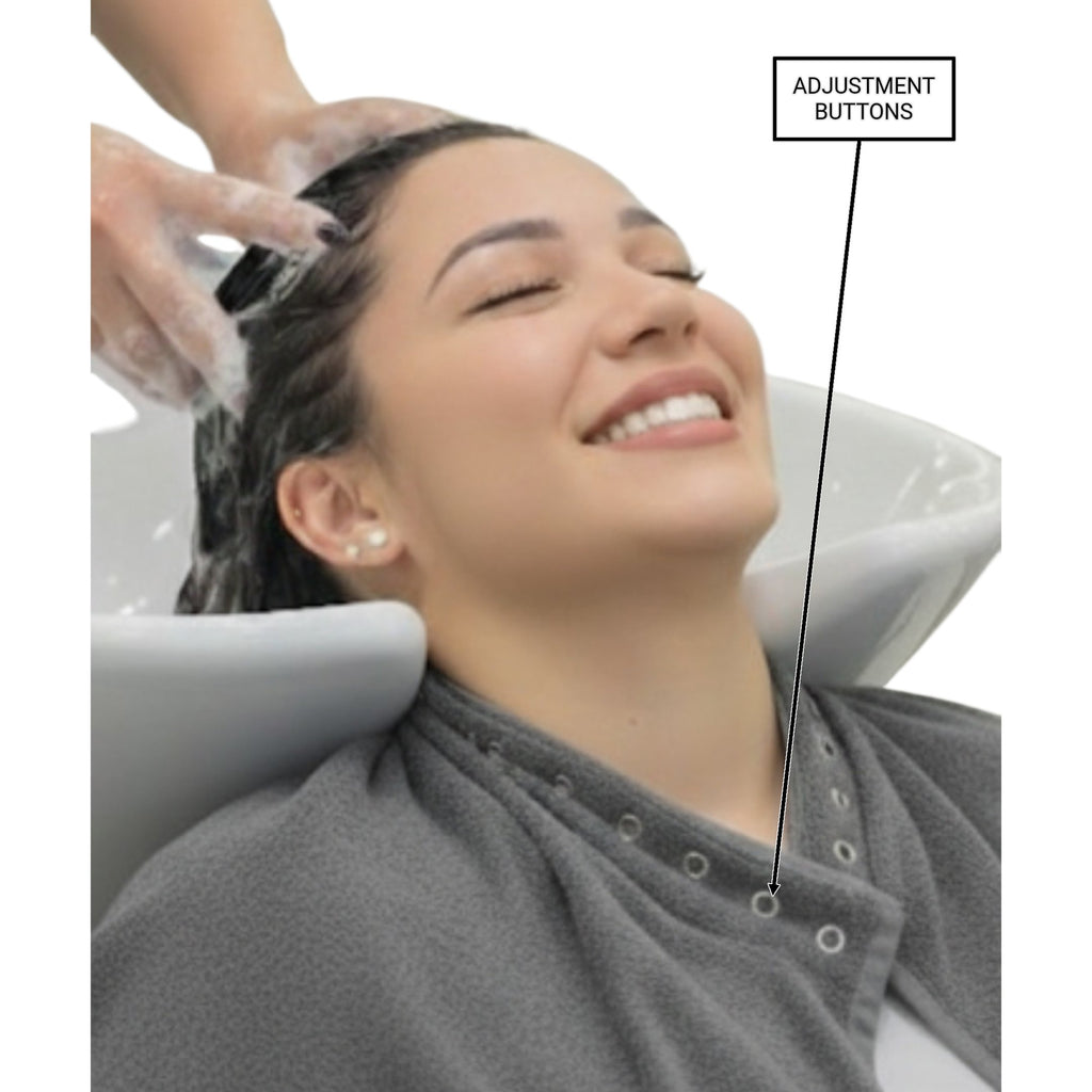 Microfiber Shoulder Towel for Hair Stylists – Bleach Proof Salon Cape Towel
