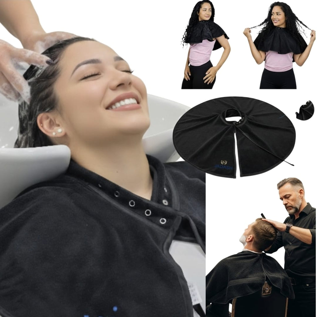 Microfiber Shoulder Towel for Hair Stylists – Bleach Proof Salon Cape Towel
